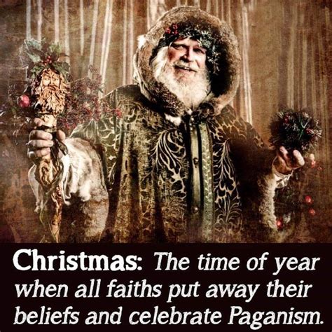 Ancient pagan Christmas meme